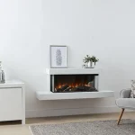 Brockenhurst 1200 electric suite with New Forest 1200 Fire