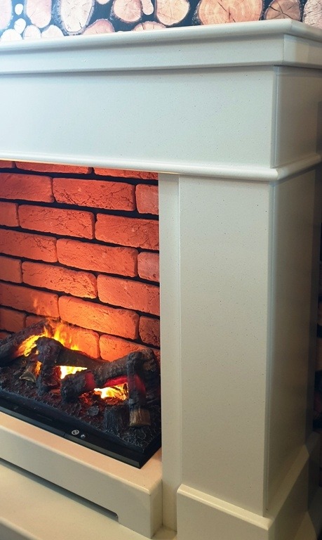 Katell Vittoria free standing electric fire suite