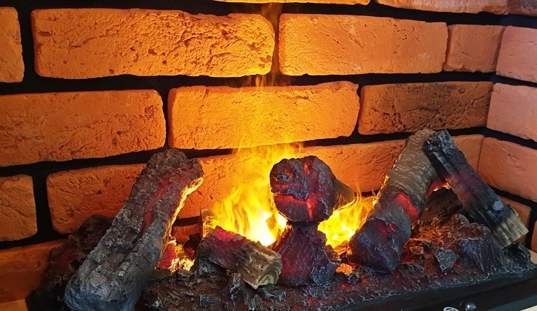 Katell Vittoria free standing electric fire suite
