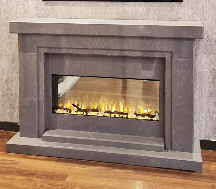 SPECTRUM GREY MARBLE ELECTRIC SUITE with led downlights
