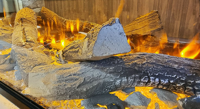 New Forest 2400 Panoramic LED Media Wall Electric fire