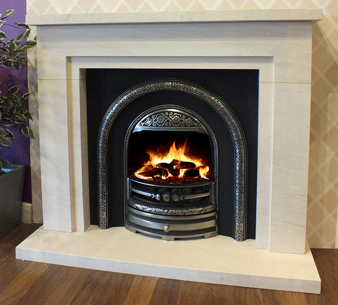 Aprica Cast Limestone fireplace