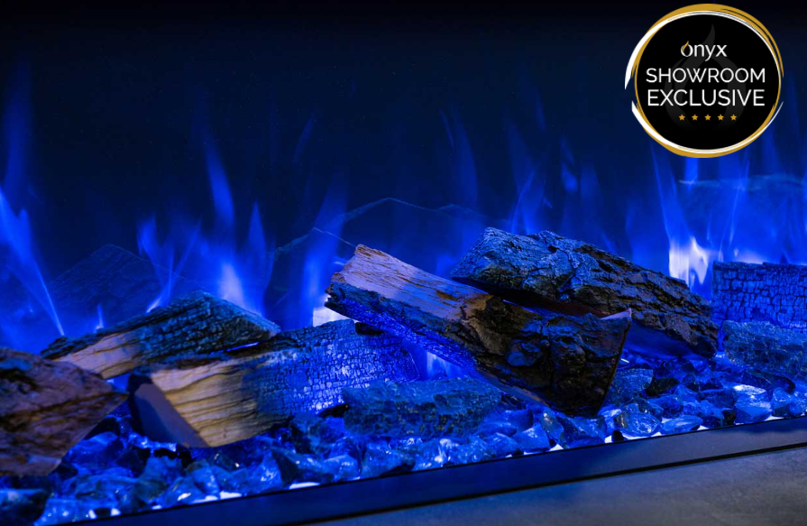 Gazco Onyx Avanti 150RW LED Media Wall electric fire