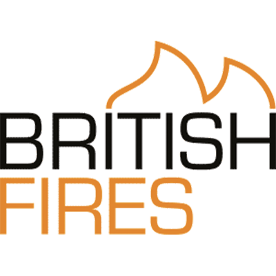 British Fires Knightwood Black Edition LED electric media wall fire