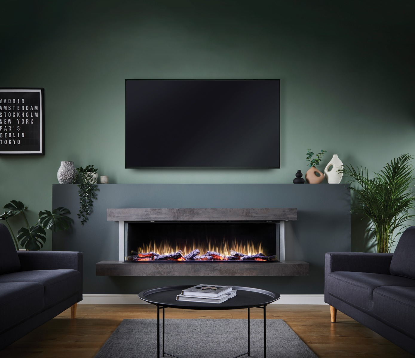 KATELL RENO 2000 (79") SLIMLINE LED WALL MOUNTED ELECTRIC
