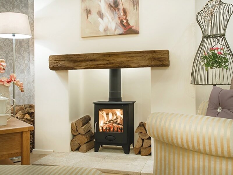 Clovelly Oak Effect Fireplace Beam