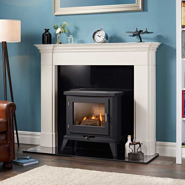 Ekofires 6030 Flueless Gas Stove - Black