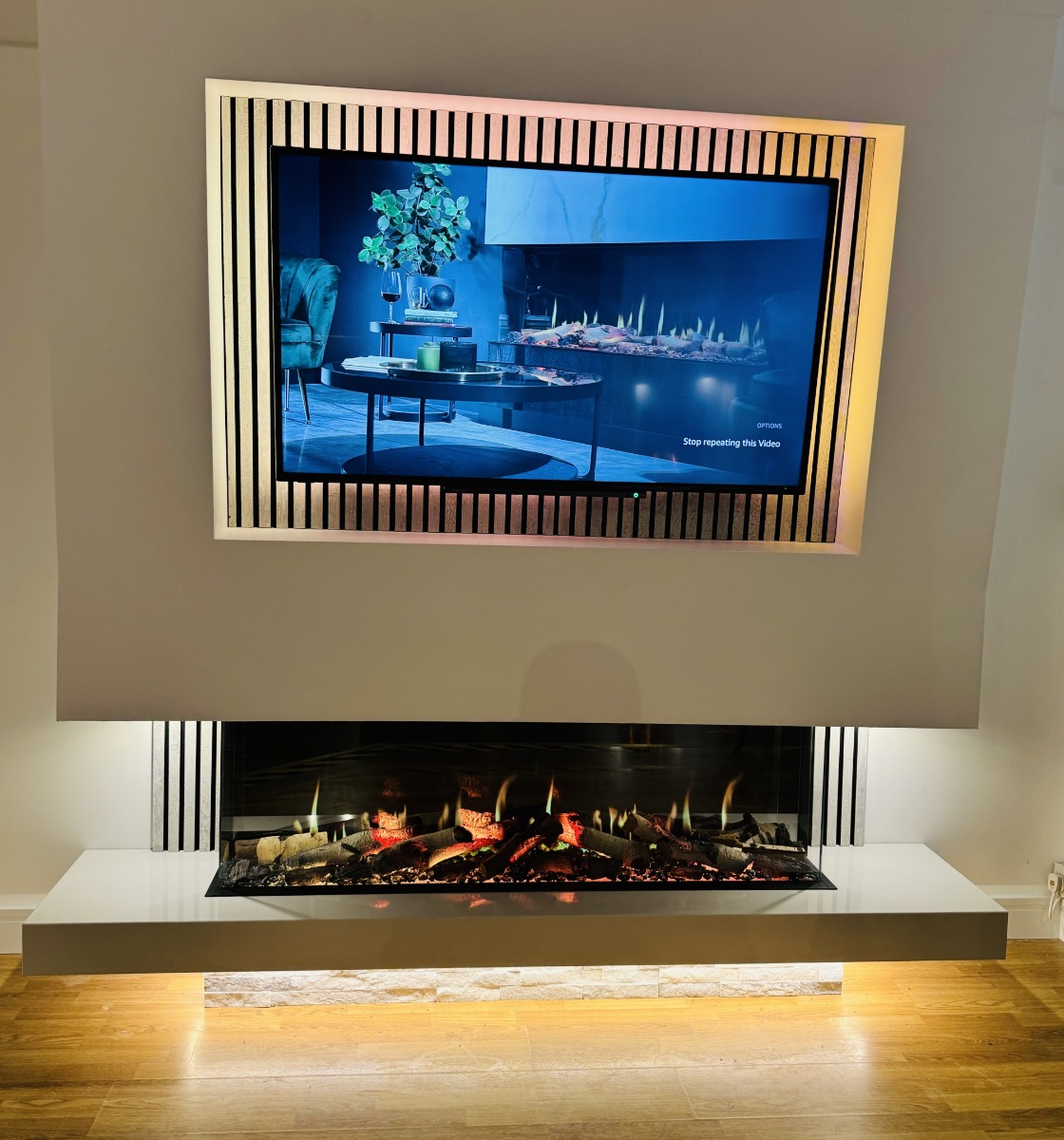 Gazco Onyx Fusion Media wall electric fire