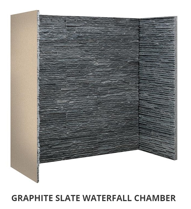 Graphite Slate Waterfall chamber