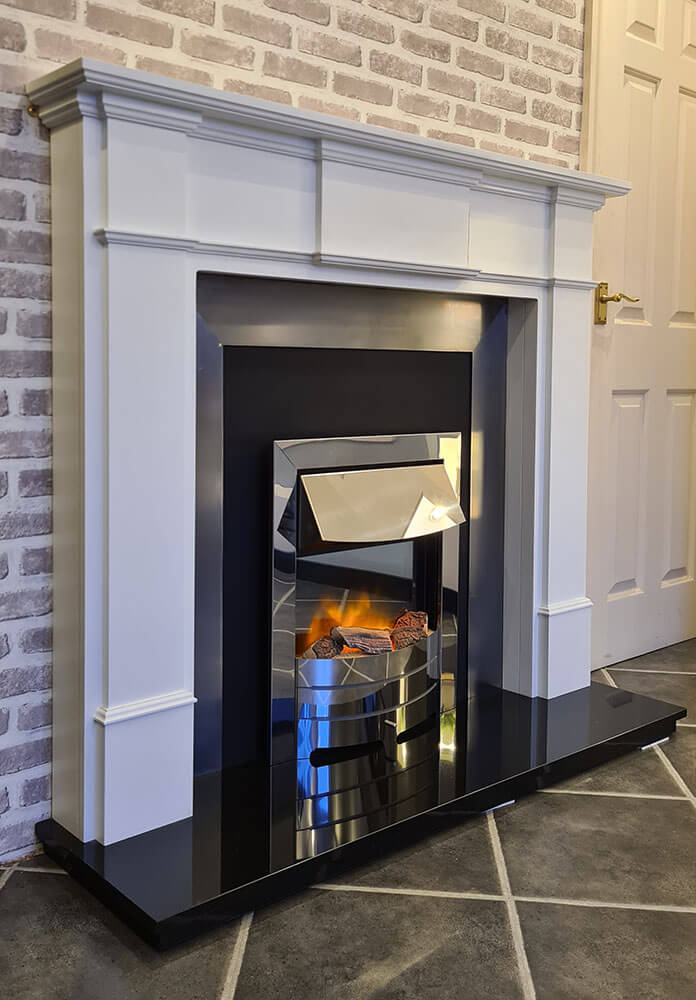 Harrogate fireplace with cast inset