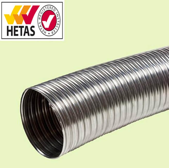 904 Grade Multifuel Solid fuel liner - 125mm (5&Prime;)