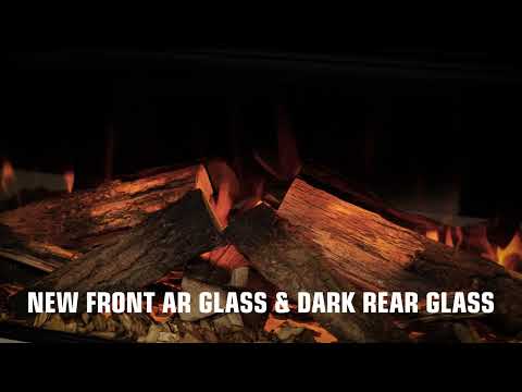 New Forest 870 Black Edition LED electric media wall fire