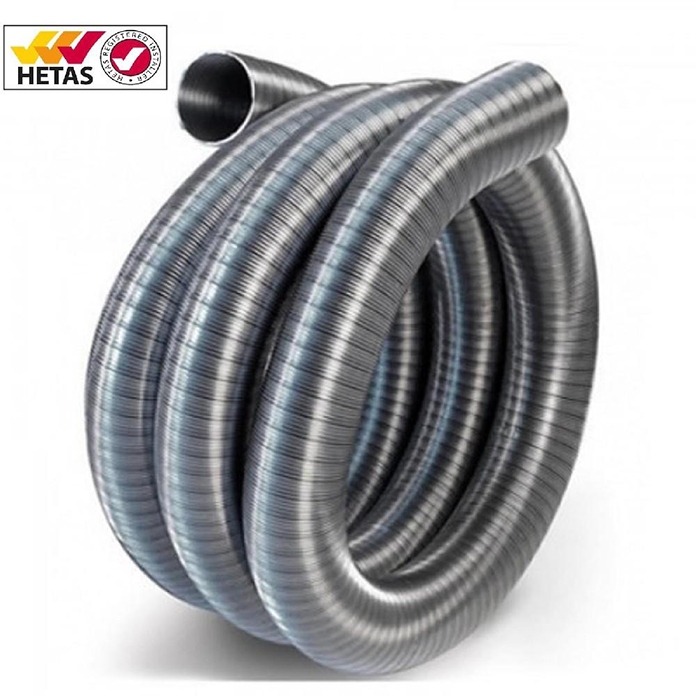 316 Grade Stainless Steel Woodburning flue kit - 175mm