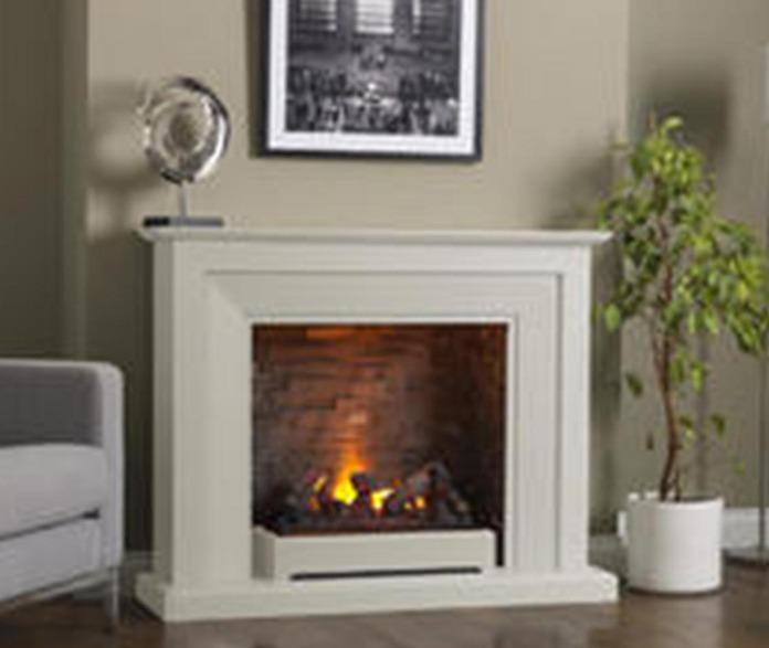 Katell Napoli free standing electric fire suite