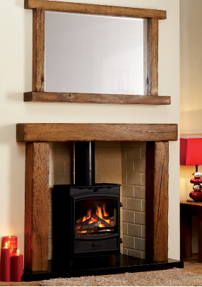 Oakworth chamber fireplace