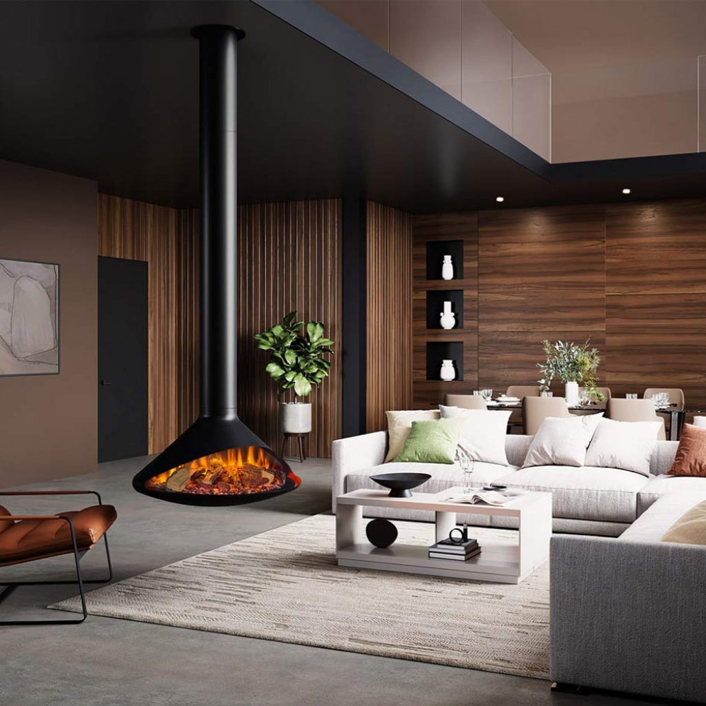 GAZCO ORBIT CEILING HUNG ELECTRIC STOVE