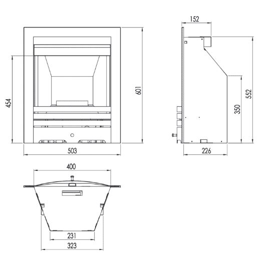 Paragon One Evolution inset gas fire