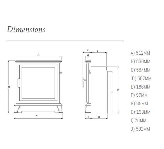 WILDFIRE RAVEL 400 INSET GAS STOVE