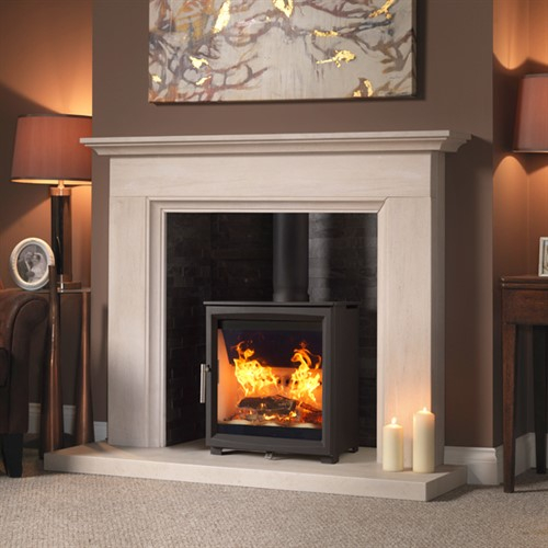 Woodtec 5kw Wide DEEP wood burning stove